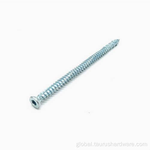 T25 Zinc Plated Concrete Screw Concrete Screw T25 galvanized concrete screws concrete screws Manufactory